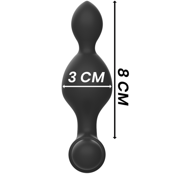 Tucker Kleine Analstecker aus Silikon mit Fernbedienung von Black&Silver | Fesselliebe.de