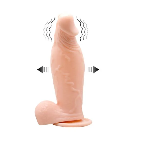 Realistischer Vibrierender und aufblasbarer Dildo von Baile | Fesselliebe.de