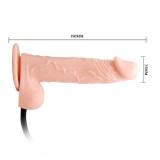 Realistischer Vibrierender und aufblasbarer Dildo von Baile | Fesselliebe.de