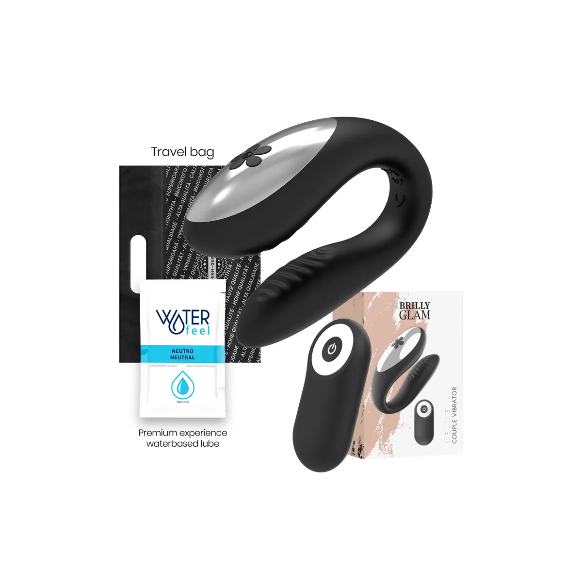 Wir Lieben die Schwarze mit Fernbedienung für Partner von Brilly Glam | Fesselliebe.de