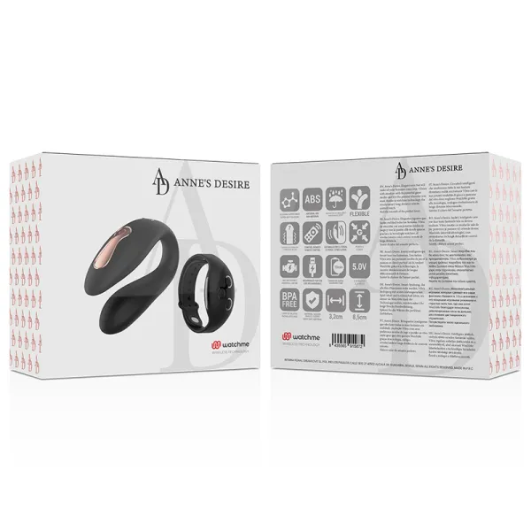 Dual Pleasure Tecnolog A Watchme Black von anne´S Desire | Fesselliebe.de