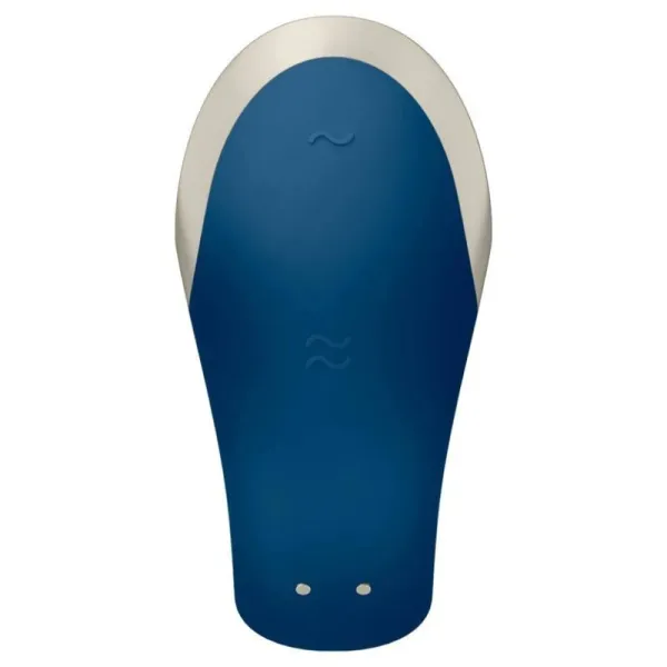 Double Love Luxury Partner Vibrator Blau von Satisfyer Partner | Fesselliebe.de