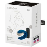 Double Love Luxury Partner Vibrator Blau von Satisfyer Partner | Fesselliebe.de
