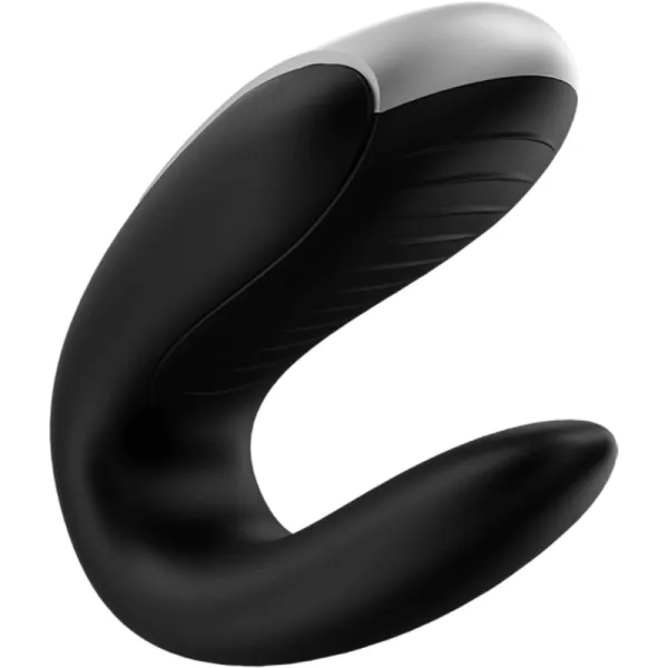 Double Fun Partner Vibrator Schwarz von Satisfyer Connect | Fesselliebe.de