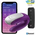 Double Fun Partner Vibrator Lila von Satisfyer Connect