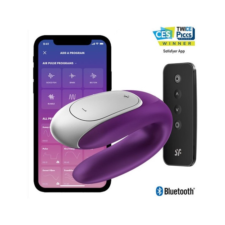 Double Fun Partner Vibrator Lila von Satisfyer Connect | Fesselliebe.de