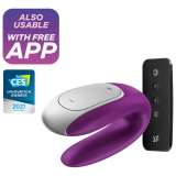 Double Fun Partner Vibrator Lila von Satisfyer Connect | Fesselliebe.de