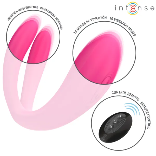 Julia Doppelvibrator-Klemmenstimulator mit Fernbedienung von Intense Couples Toys | Fesselliebe.de