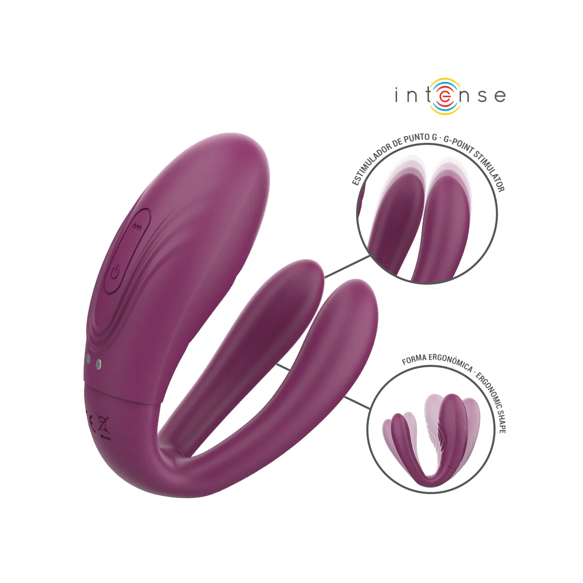 Sandra Klappe- und Vibrationsklemmstimulator mit Fernbedienung von Intense Couples Toys | Fesselliebe.de