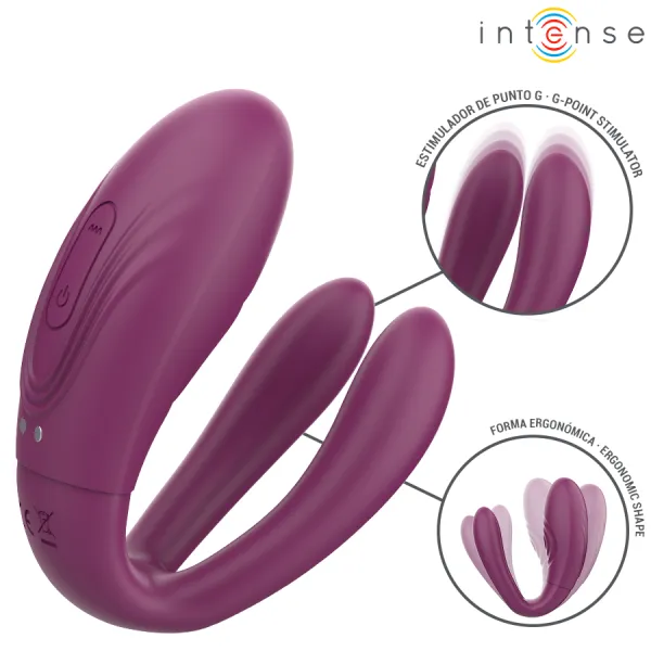 Sandra Klappe- und Vibrationsklemmstimulator mit Fernbedienung von Intense Couples Toys | Fesselliebe.de