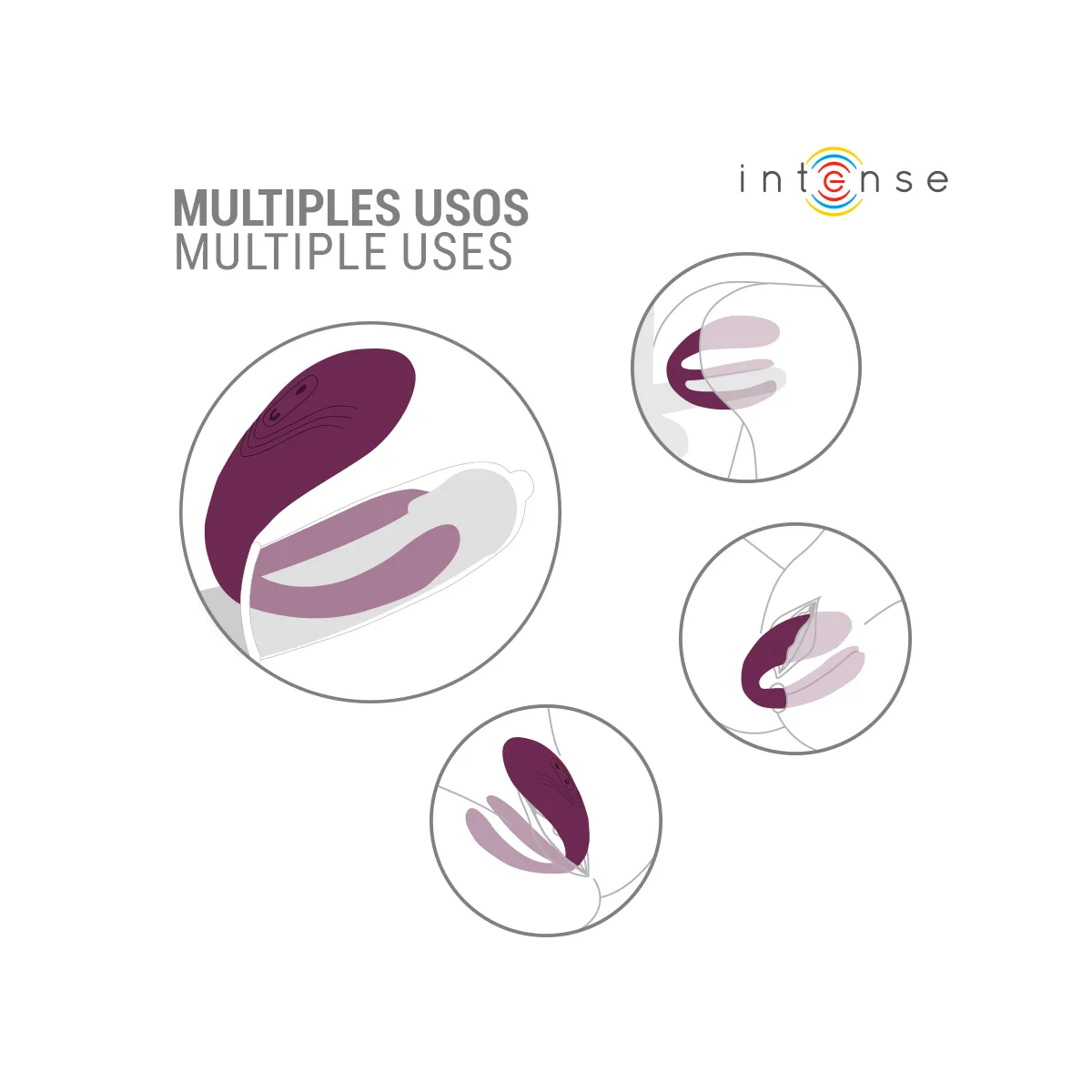 Sandra Klappe- und Vibrationsklemmstimulator mit Fernbedienung von Intense Couples Toys | Fesselliebe.de