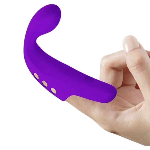 Gorgon Purple wiederaufladbarer Fingervibrator von Pretty Love Smart | Fesselliebe.de