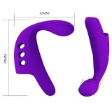 Gorgon Purple wiederaufladbarer Fingervibrator von Pretty Love Smart | Fesselliebe.de