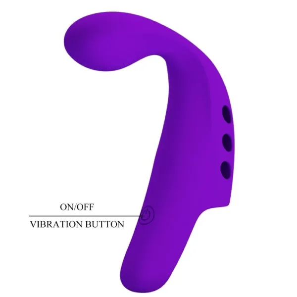 Gorgon Purple wiederaufladbarer Fingervibrator von Pretty Love Smart | Fesselliebe.de