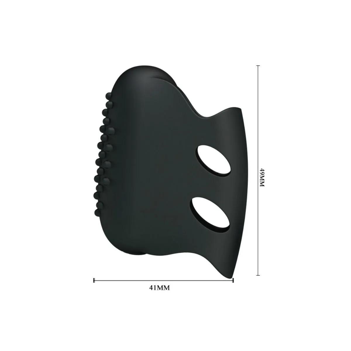 Flirtation Steward Schwarzer Vibrations-Fingerhut von Pretty Love Flirtation | Fesselliebe.de