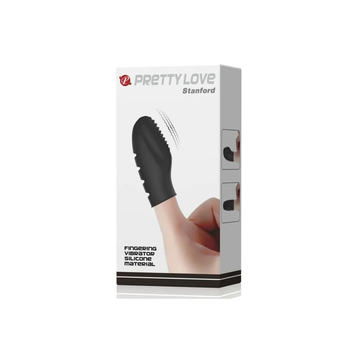 Flirtation Stanford Schwarzer Vibrationsfingerhülle von Pretty Love Flirtation | Fesselliebe.de