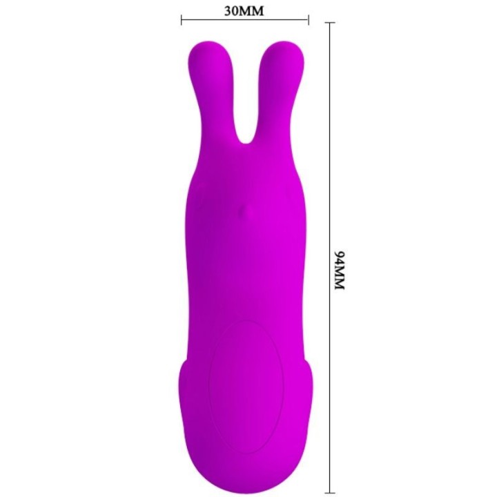 Smart wiederaufladbarer Fingerhut mit Rabbit von Pretty Love Smart | Fesselliebe.de