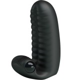 Abbott Schwarzer Stimulator-Fingerhut von Pretty Love | Fesselliebe.de