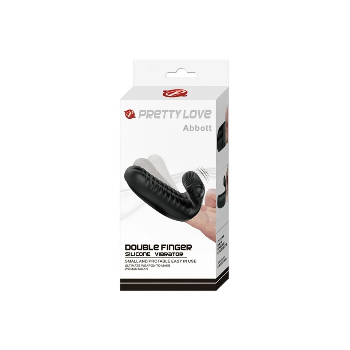 Abbott Schwarzer Stimulator-Fingerhut von Pretty Love | Fesselliebe.de