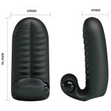 Abbott Schwarzer Stimulator-Fingerhut von Pretty Love | Fesselliebe.de