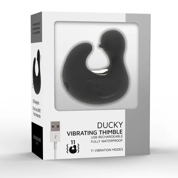 Duckymania wiederaufladbarer Silikon-Stimulierender Entenhühling von Black&Silver | Fesselliebe.de