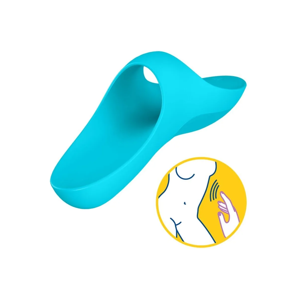 Teaser Fingervibrator Blaues Licht von Satisfyer Vibrator | Fesselliebe.de