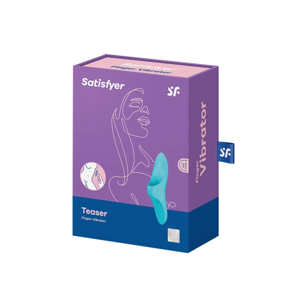 Teaser Fingervibrator Blaues Licht von Satisfyer Vibrator | Fesselliebe.de