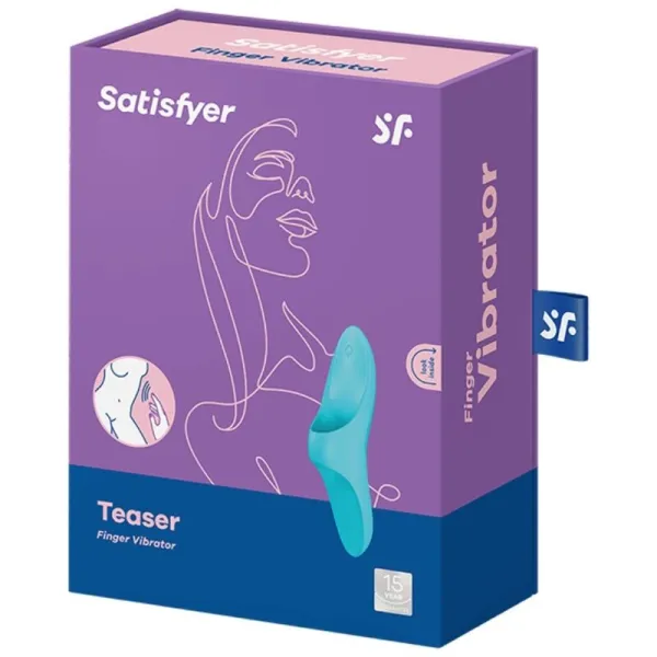 Teaser Fingervibrator Blaues Licht von Satisfyer Vibrator | Fesselliebe.de