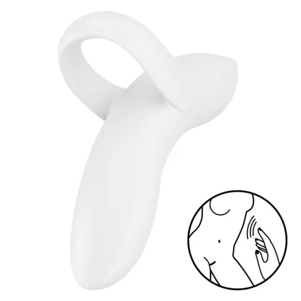 Bold Lover Fingervibrator Weiss von Satisfyer Vibrator | Fesselliebe.de