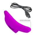 Delphini Leistungsstarker Lila Fingerstimulator von Pretty Love
