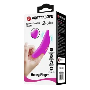 Delphini Leistungsstarker Lila Fingerstimulator von Pretty Love