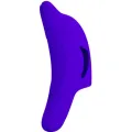 Delphini Leistungsstarker Dunkelblauer Fingerstimulator von Pretty Love