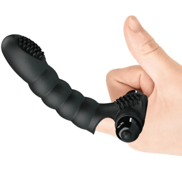 Alexander Fingervibrator 10 Vibrationen Schwarz von Pretty Love | Fesselliebe.de