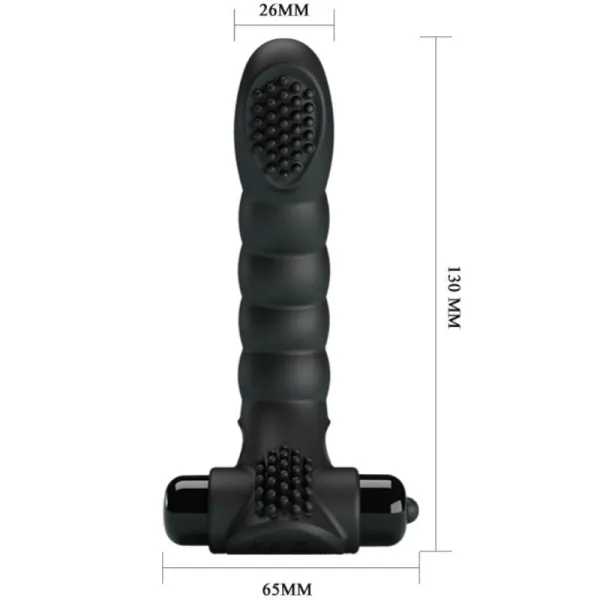 Alexander Fingervibrator 10 Vibrationen Schwarz von Pretty Love | Fesselliebe.de