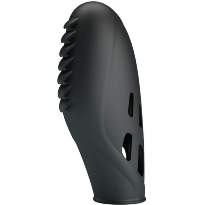 Gilo Silikon-Fingervibrator Schwarz von Pretty Love | Fesselliebe.de