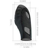 Lich Silikon-Fingervibrator Schwarz von Pretty Love | Fesselliebe.de