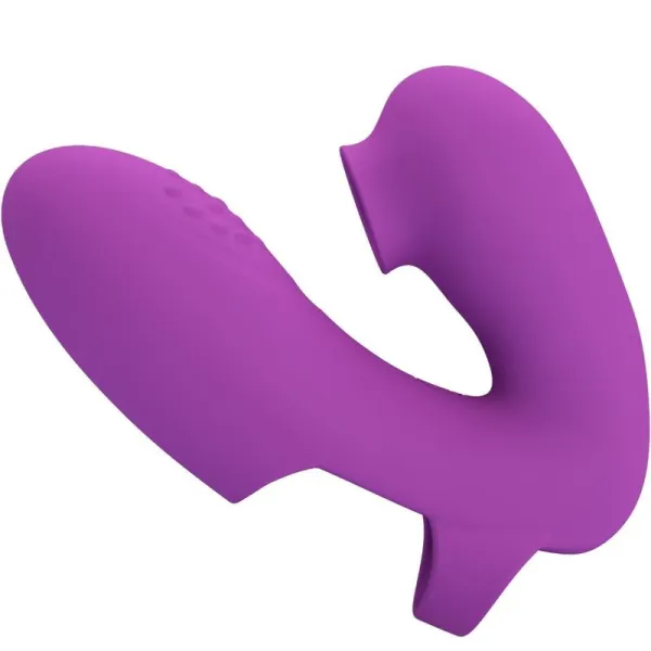 Athena Fingervibrator mit Klitorisstimulator Lila von Pretty Love | Fesselliebe.de