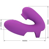Athena Fingervibrator mit Klitorisstimulator Lila von Pretty Love | Fesselliebe.de
