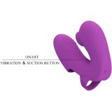 Athena Fingervibrator mit Klitorisstimulator Lila von Pretty Love | Fesselliebe.de