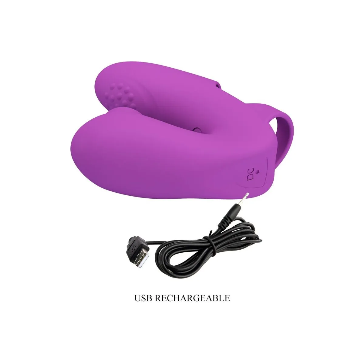 Athena Fingervibrator mit Klitorisstimulator Lila von Pretty Love | Fesselliebe.de