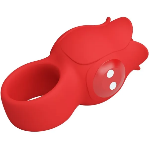 Jae Rose Förmiger Fingervibrator 10 Vibrationen Rot von Pretty Love | Fesselliebe.de