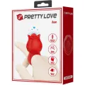 Jae Rose Förmiger Fingervibrator 10 Vibrationen Rot von Pretty Love