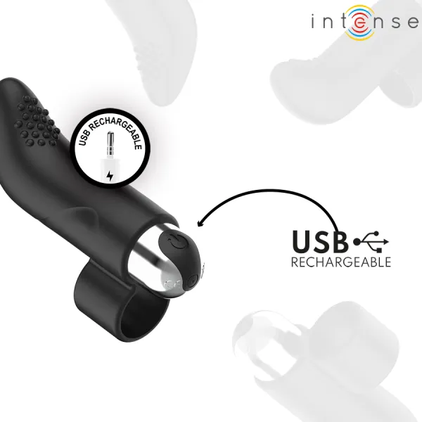 Damiano wiederaufladbarer Fingerstimulator von Intense Fun | Fesselliebe.de