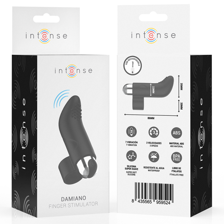 Damiano wiederaufladbarer Fingerstimulator von Intense Fun | Fesselliebe.de