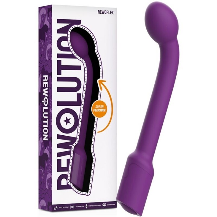 Rewoflex Flexibler G-Punkt-Stimulator-Vibrator von Rewolution | Fesselliebe.de