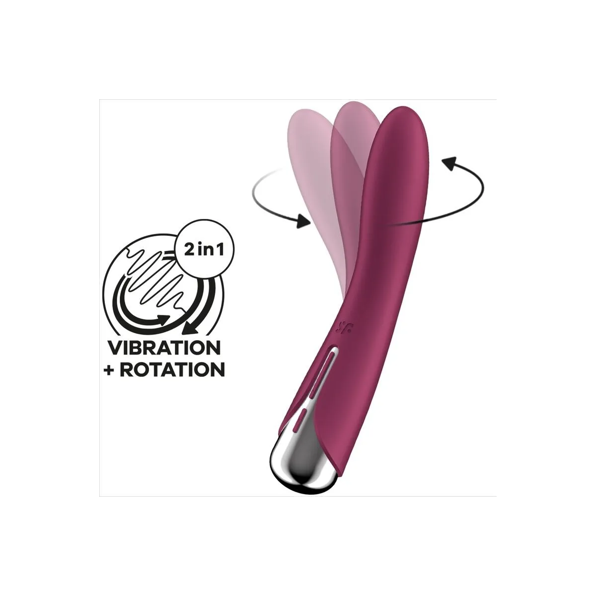 Spinning Vibe 1 G-Spot Rotator Vibrator Rot von Satisfyer Vibrator | Fesselliebe.de