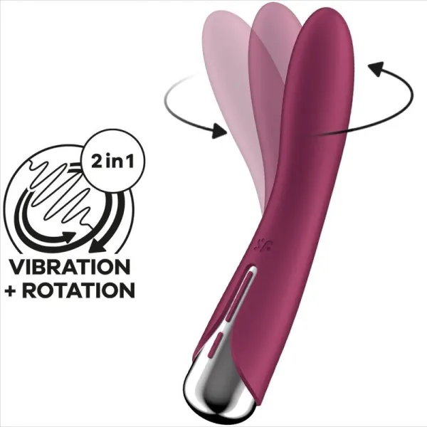 Spinning Vibe 1 G-Spot Rotator Vibrator Rot von Satisfyer Vibrator | Fesselliebe.de