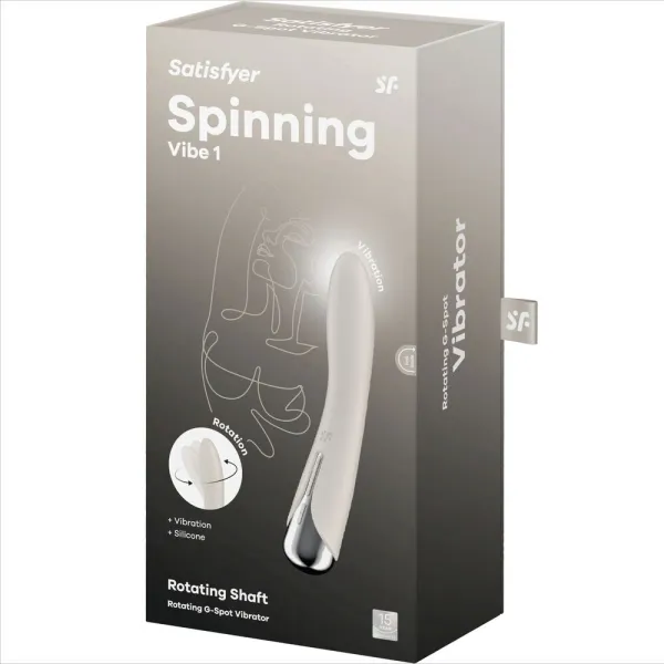Spinning Vibe 1 G-Spot Beige Rotator Vibrator von Satisfyer Vibrator | Fesselliebe.de