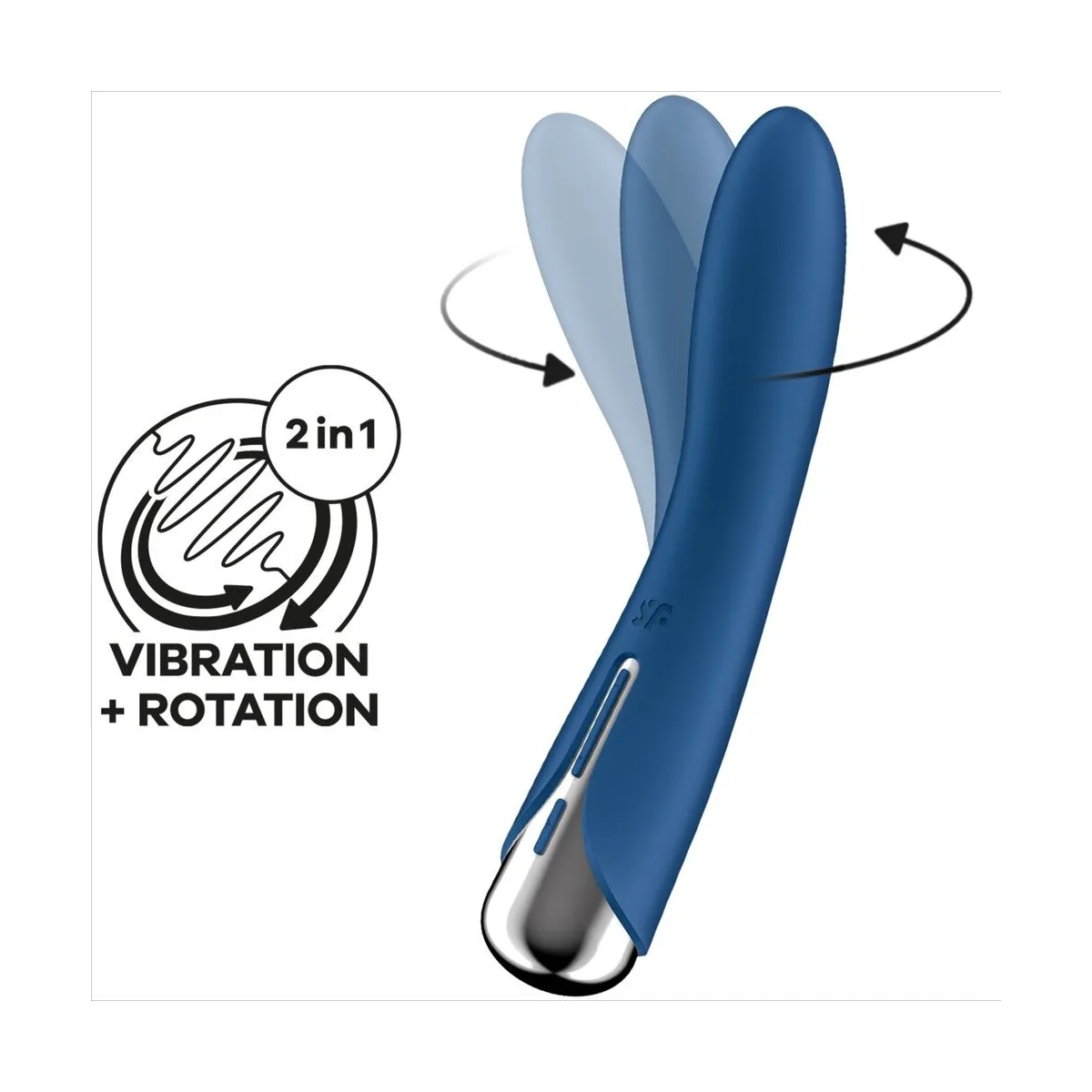 Spinning Vibe 1 G-Spot Blauer Rotator Vibrator von Satisfyer Vibrator | Fesselliebe.de
