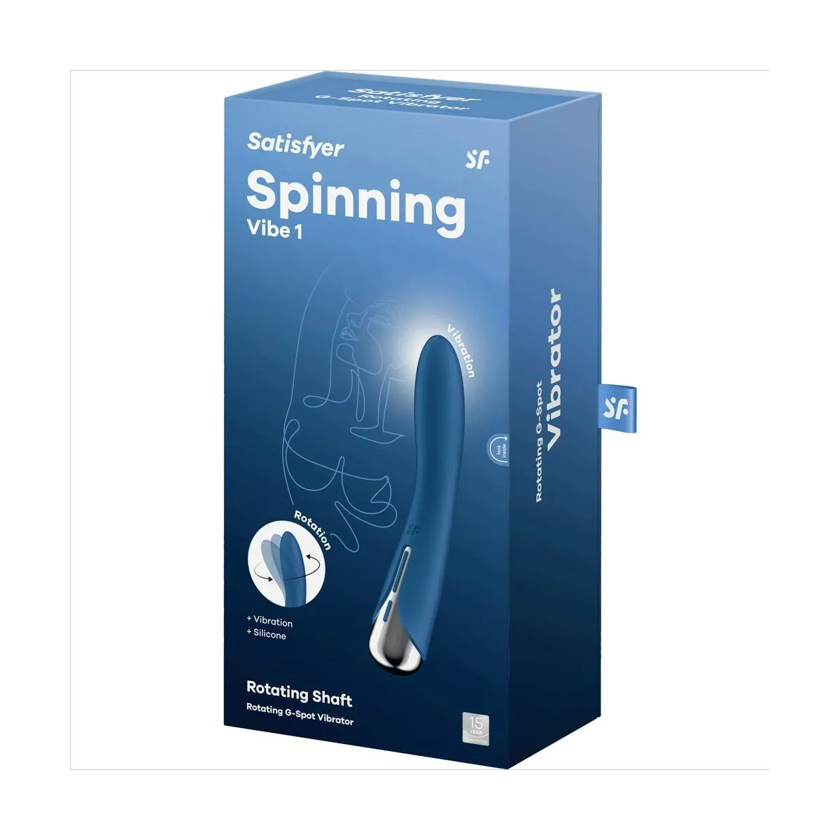 Spinning Vibe 1 G-Spot Blauer Rotator Vibrator von Satisfyer Vibrator | Fesselliebe.de